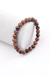 Murano Yıldız Taşı Bileklik 8 mm Küre Kesim