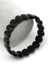 Obsidyen Doğal Taş Bileklik 10 x 14 mm Özel Kesim