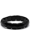 Obsidyen Doğal Taş Bileklik 12 x 14 mm Özel Kesim
