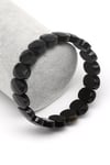 Obsidyen Doğal Taş Bileklik 9 x 13 mm Özel Kesim