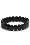 Obsidyen Doğal Taş Bileklik 9 x 14 mm Özel Kesim