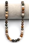 Ocean Jasper (A Kalite) Doğaltaş Dizi 8 mm Küre Kesim