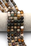 Ocean Jasper (A Kalite) Doğaltaş Dizi 8 mm Küre Kesim