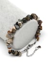 Ocean Jasper Doğal Taş Çelik Klipsli Kırıktaş Bileklik - BLK-2230