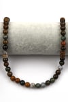 Ocean Jasper Doğal Taş Dizi 8 mm Küre Kesim