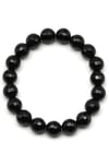 Oniks Doğal Taş Bileklik 10 mm Fasetli Küre Kesim - BLK-2169