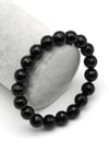 Oniks Doğal Taş Bileklik 10 mm Fasetli Küre Kesim - BLK-2169