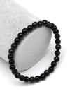 Oniks Doğal Taş Bileklik 6 mm Fasetli Kesim - BLK-2197