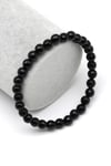 Oniks Doğal Taş Bileklik 6 mm Fasetli Kesim - BLK-2197