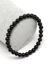 Oniks Doğal Taş Bileklik 6 mm Küre Kesim - BLK-2300