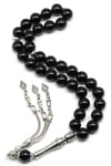 Oniks Doğal Taş Tesbih 10 mm Küre Kesim TSB-0611