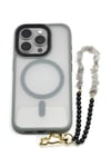 Oniks-Labradorit Doğal Taş Telefon Askısı - ANH-0132