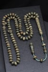 Pelesenk Ağacı 99'Lu Tesbih 6 x 8 mm Rondel Kesim