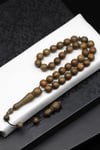Pelesenk Ağacı Tesbih 9 x 10 mm Küre Kesim - T-1868