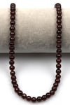 Pembe Garnet (A Kalite) Doğaltaş Dizi 5 mm Küre Kesim