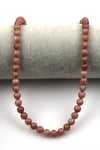 Pembe Jasper Doğal Taş Dizi 6 mm Küre Kesim
