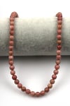 Pembe Jasper Doğal Taş Dizi 6 mm Küre Kesim