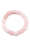 Pembe Kuvars Doğal Taş Bileklik 10 x 14 mm Özel Kesim - BLK-2438