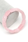 Pembe Kuvars Doğal Taş Bileklik 10 x 17 mm Özel Kesim - BLK-2411