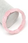 Pembe Kuvars Doğal Taş Bileklik 10 x 17 mm Özel Kesim - BLK-2411
