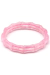 Pembe Kuvars Doğal Taş Bileklik 10 x 16 mm Özel Kesim