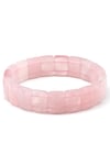 Pembe Kuvars Doğal Taş Bileklik 11 x 15 mm Özel Kesim - BLK-2412
