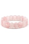 Pembe Kuvars Doğal Taş Bileklik 11 x 15 mm Özel Kesim