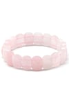 Pembe Kuvars Doğal Taş Bileklik 11 x 15 mm Özel Kesim - BLK-2410