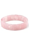 Pembe Kuvars Doğal Taş Bileklik 11 x 15 mm Özel Kesim - BLK-2412