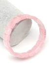 Pembe Kuvars Doğal Taş Bileklik 11 x 15 mm Özel Kesim - BLK-2412