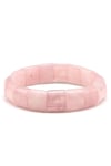 Pembe Kuvars Doğal Taş Bileklik 13 x 15 mm Özel Kesim