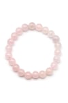 Pembe Kuvars Doğal Taş Bileklik 8 mm Küre Kesim - BLK-2364