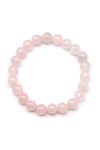 Pembe Kuvars Doğal Taş Bileklik 8 mm Küre Kesim - BLK-2364