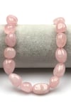 Pembe Kuvars Doğal Taş Dizi 11 x 14 mm Özel Kesim - DZ-0872