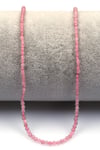 Pembe Kuvars Doğal Taş Dizi 2 mm Fasetli Küre Kesim - DZ-1569