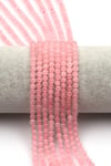 Pembe Kuvars Doğal Taş Dizi 4 mm Küre Kesim - DZ-0857