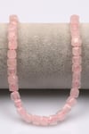 Pembe Kuvars Doğal Taş Dizi 6 mm Küp Kesim - DZ-1171