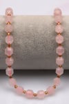 Pembe Kuvars Doğal Taş Dizi 7 x 8 mm Hexagonel Kesim - DZ-1182