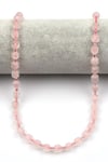 Pembe Kuvars Doğal Taş Dizi 7 x 8 mm Hexagonal Kesim