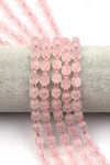 Pembe Kuvars Doğal Taş Dizi 7 x 8 mm Hexagonal Kesim