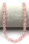 Pembe Kuvars Doğal Taş Dizi 8 mm Hexagonel Kesim - DZ-0823