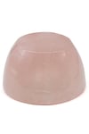 Pembe Kuvars Doğal Taş Kase - 645 Gr.