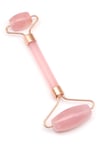 Pembe Kuvars Doğal Taş Masaj Taşı Rose Renkli - Face Roller
