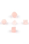 Pembe Kuvars Doğal Taş Platonik Set