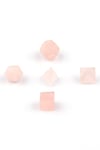 Pembe Kuvars Doğal Taş Platonik Set