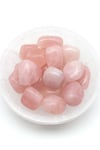 Pembe Kuvars Doğal Taş Tamburlanmış Parça - Tımbıl - TMB-0188