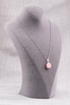 Pembe Opal Doğal Taş Kolye