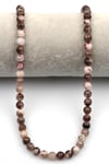 Pembe Turmalin (Rubelit) Doğaltaş Dizi 8 mm Küre Kesim