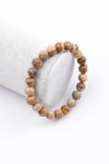 Picture Jasper Doğal Taş Bileklik 8 mm Küre Kesim