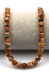 Picture Jasper Doğal Taş Dizi 6 mm Küp Kesim - DZ-1159